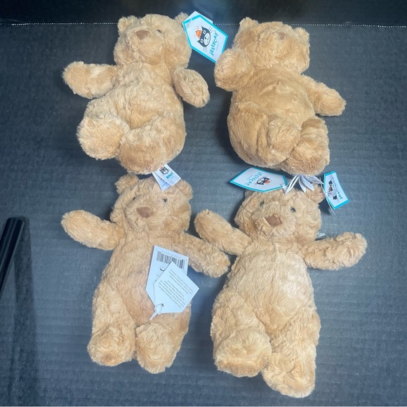 ONE BNWT JELLYCAT TINY BARTHOLOMEW BEAR - Picture 2 of 14